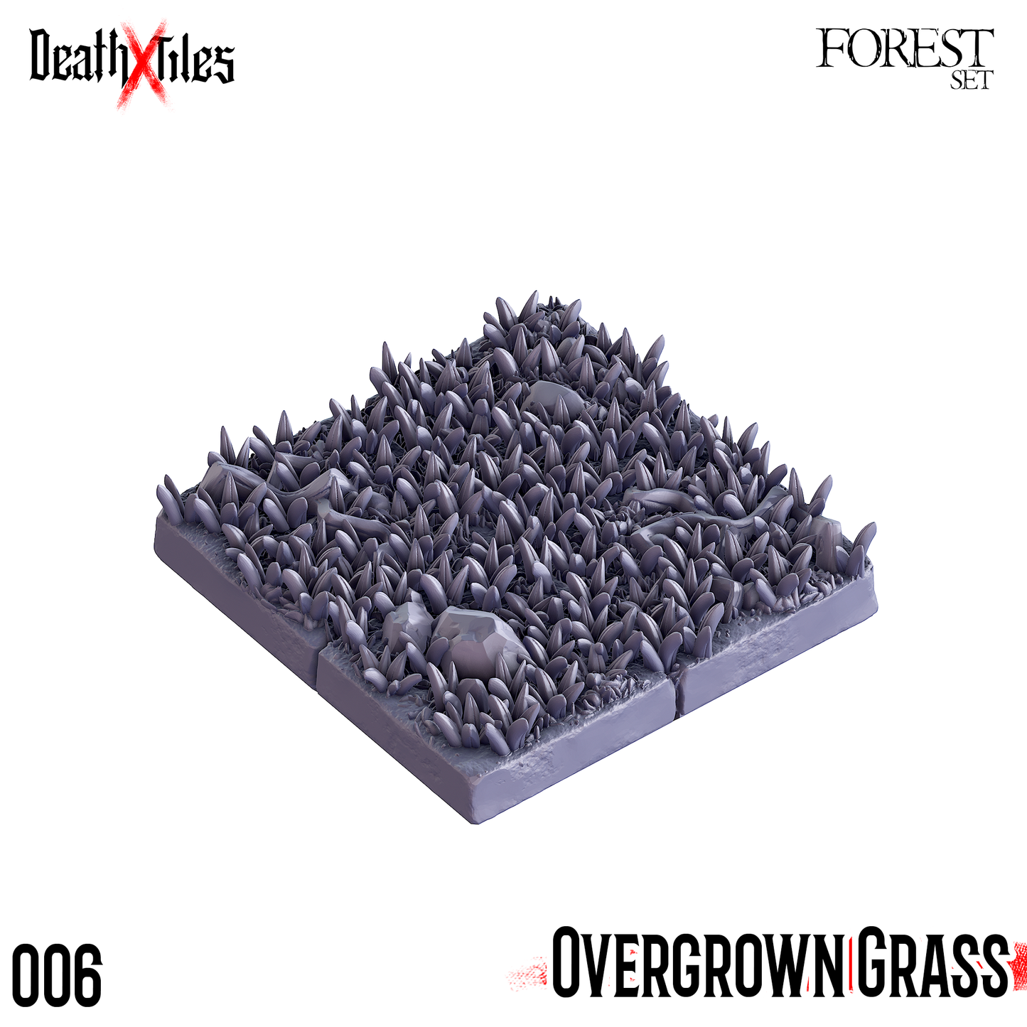 DeathXTiles - Forest Tile 006 Overgrown C