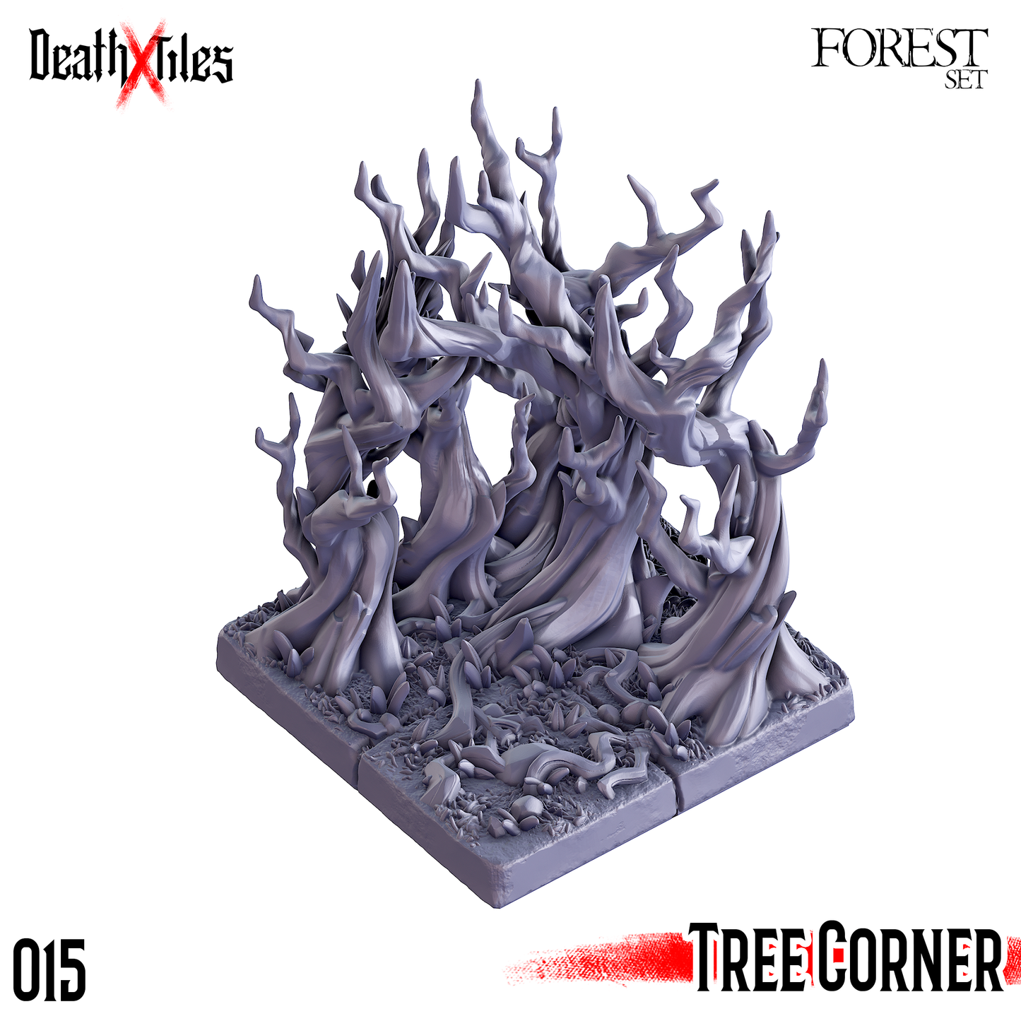 DeathXTiles - Forest Tile 015 Tree Corner