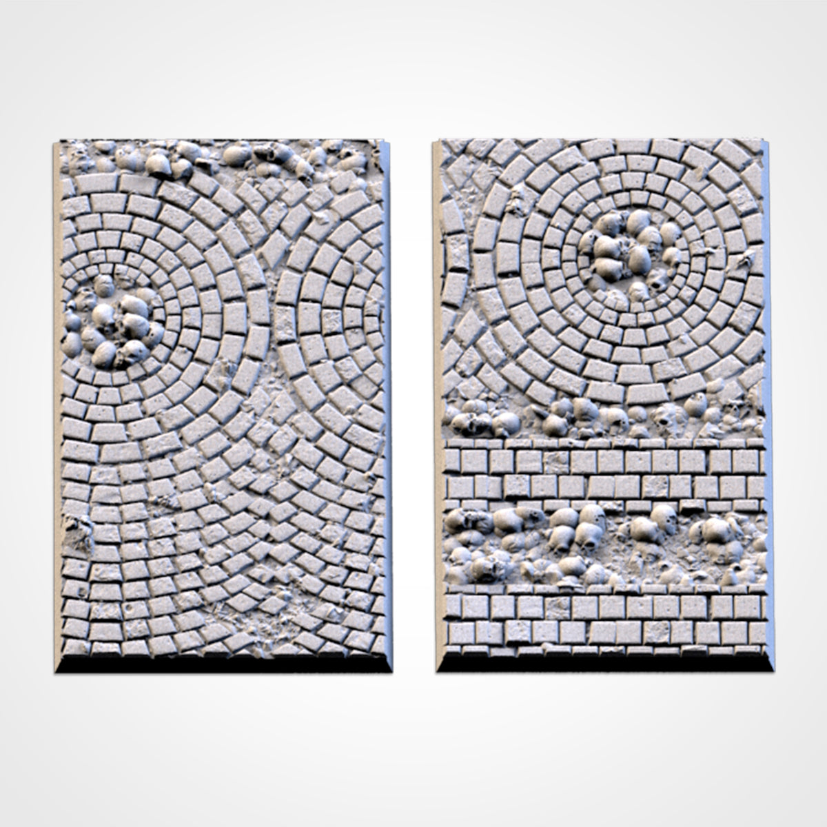 3D Printed Medieval Road Square Bases