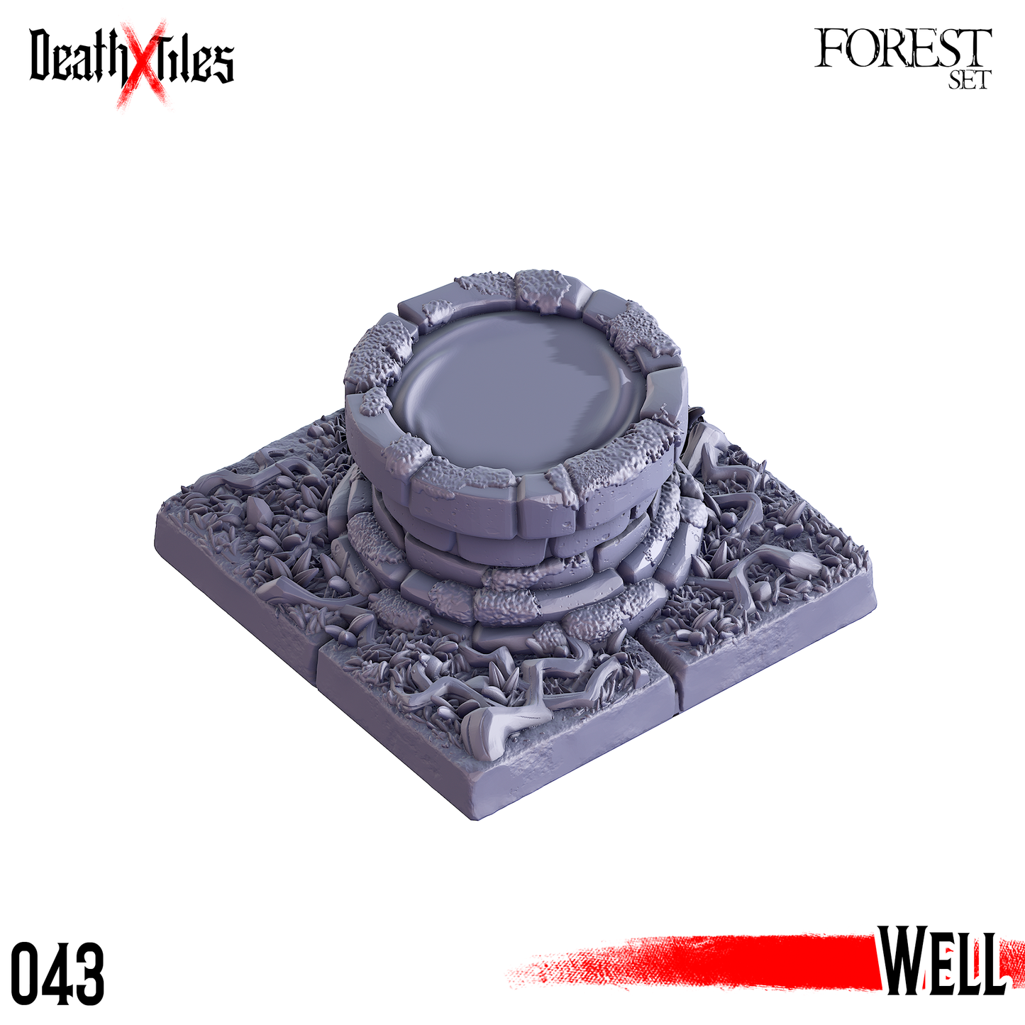 DeathXTiles - Forest Tile 043 Well