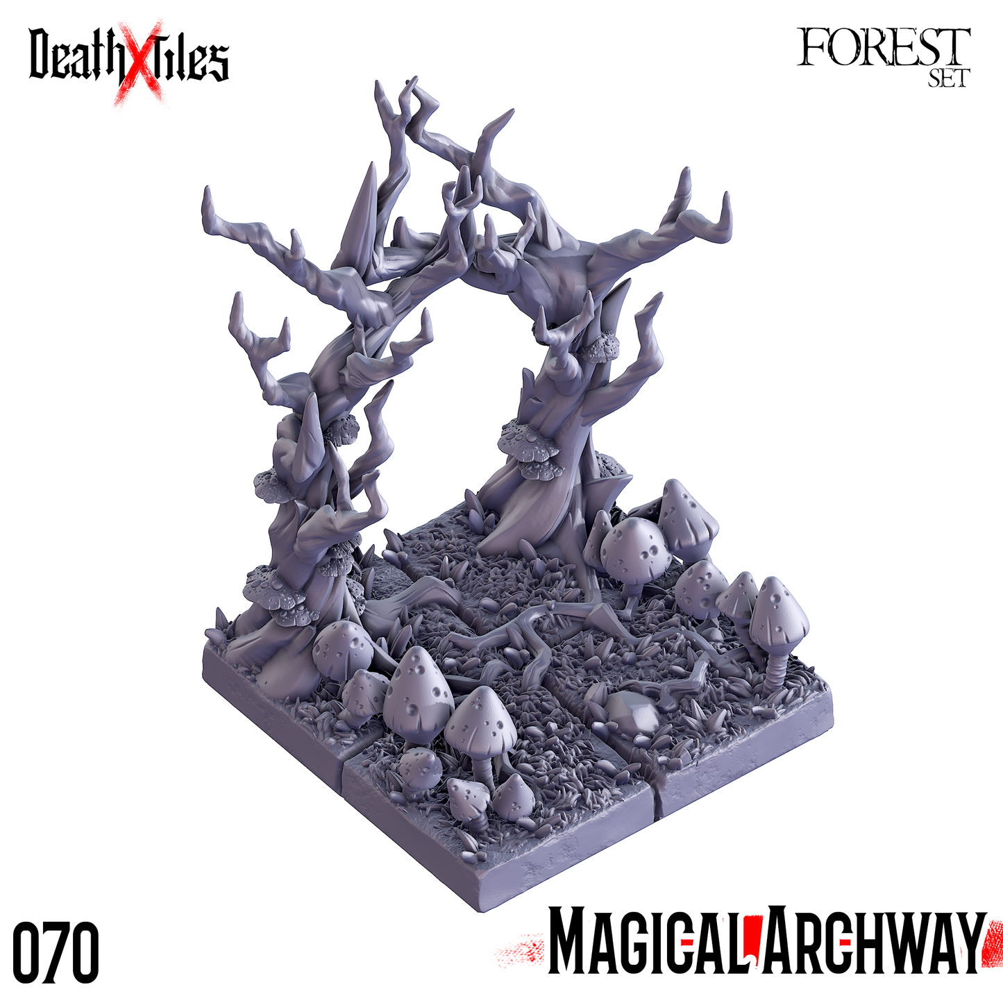 DeathXTiles - Forest Tile 070 Magical Archway