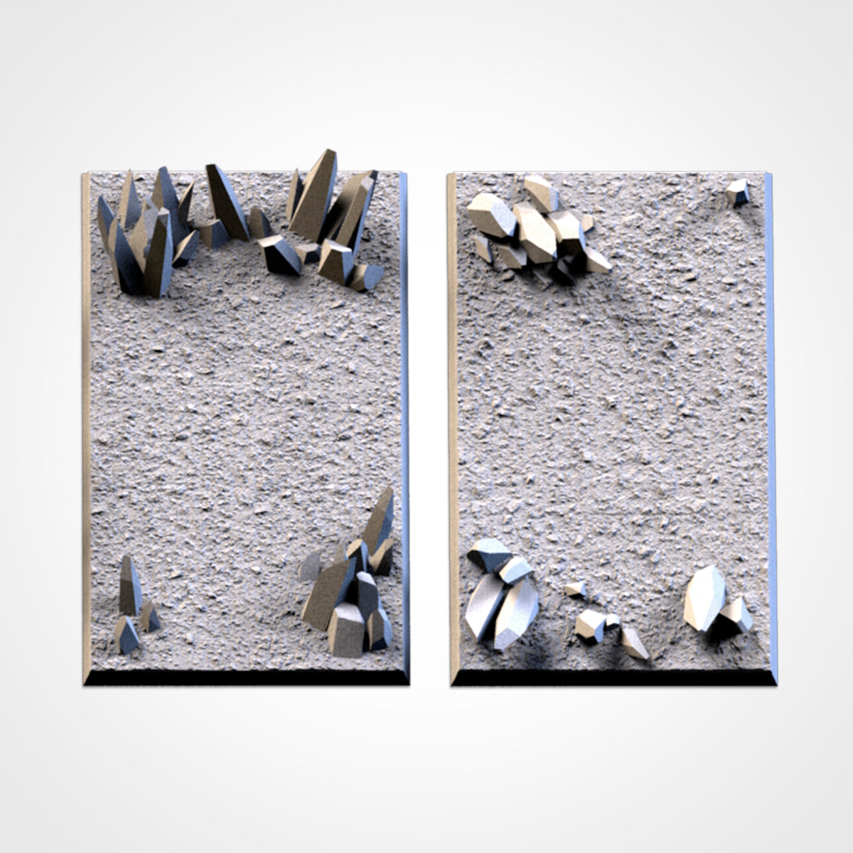 3D Printed Crystal Square Bases