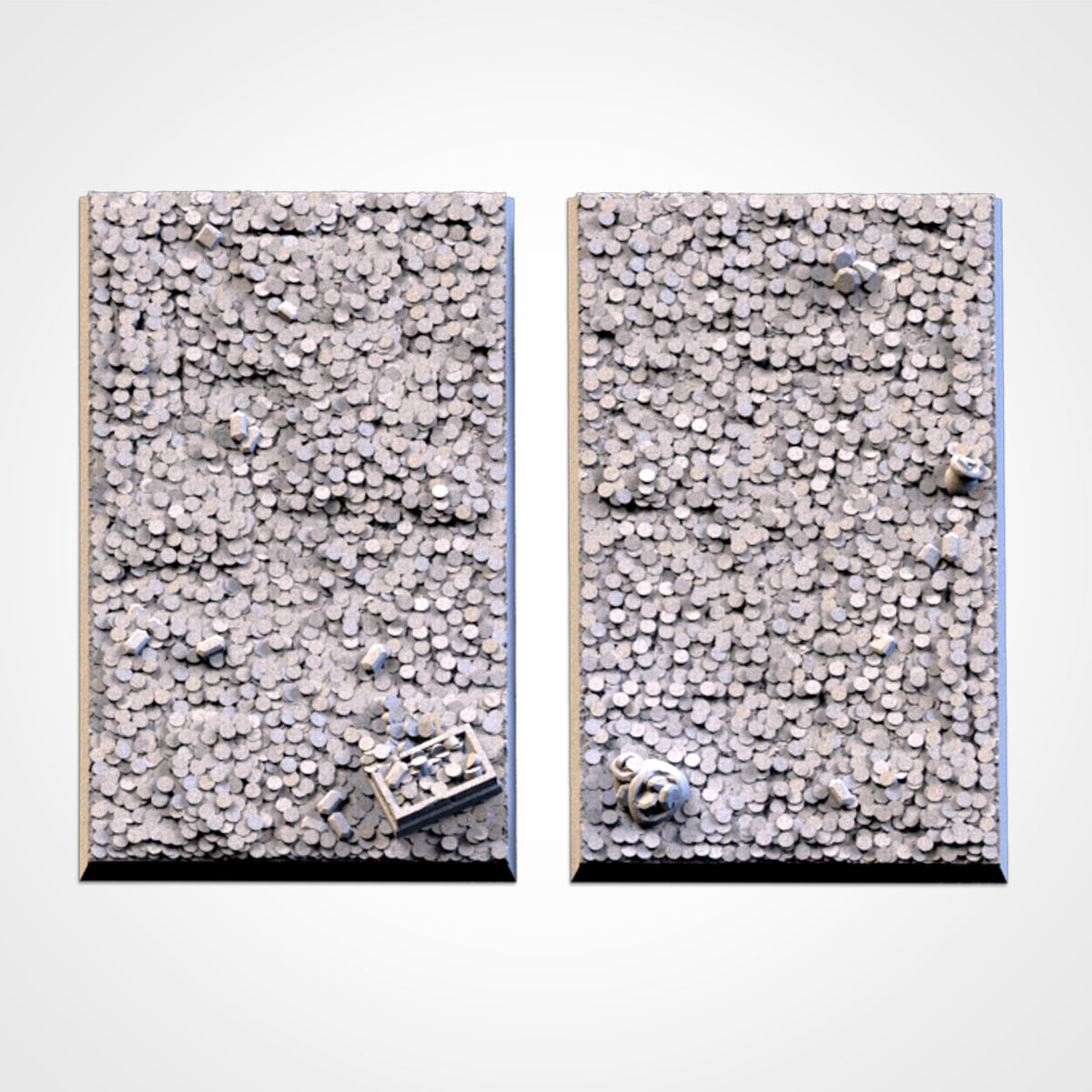 3D Printed Treasure Square Bases