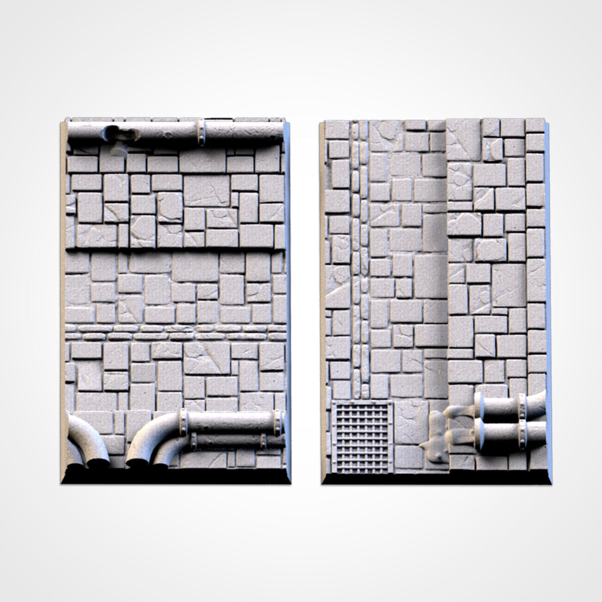 3D Printed Dungeon Square Bases