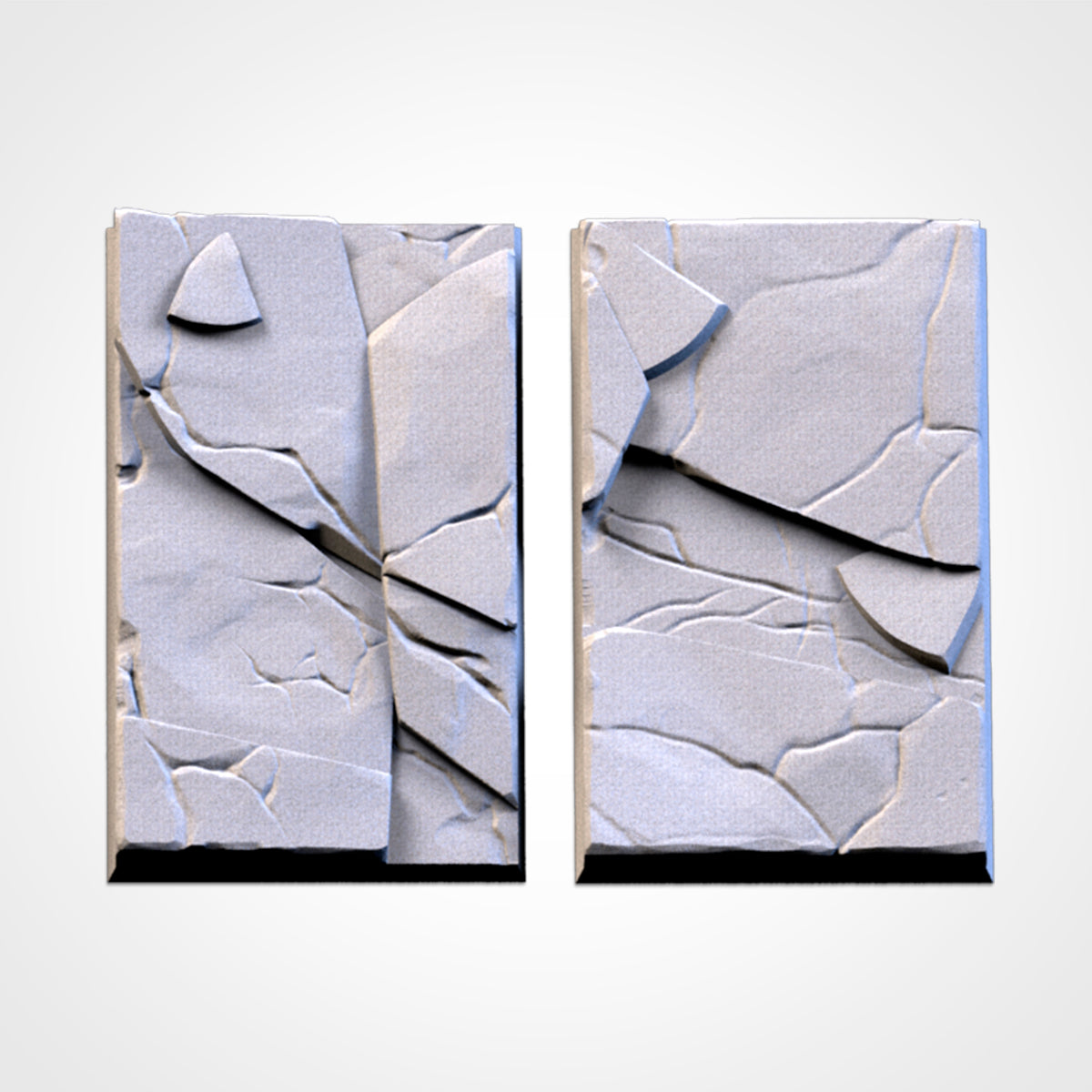 3D Printed Frozen Square Bases