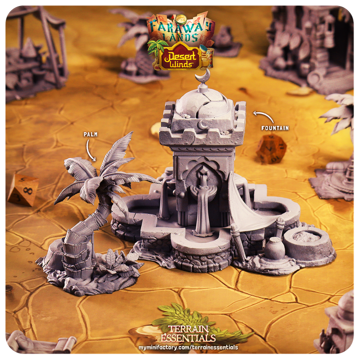 Terrain Essentials 051 - Desert Wilds: Fountain of Wonders