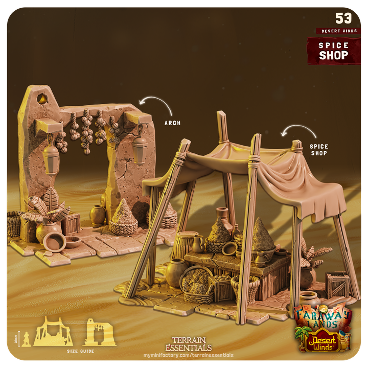 Terrain Essentials 053 - Desert Wilds: Spice Shop