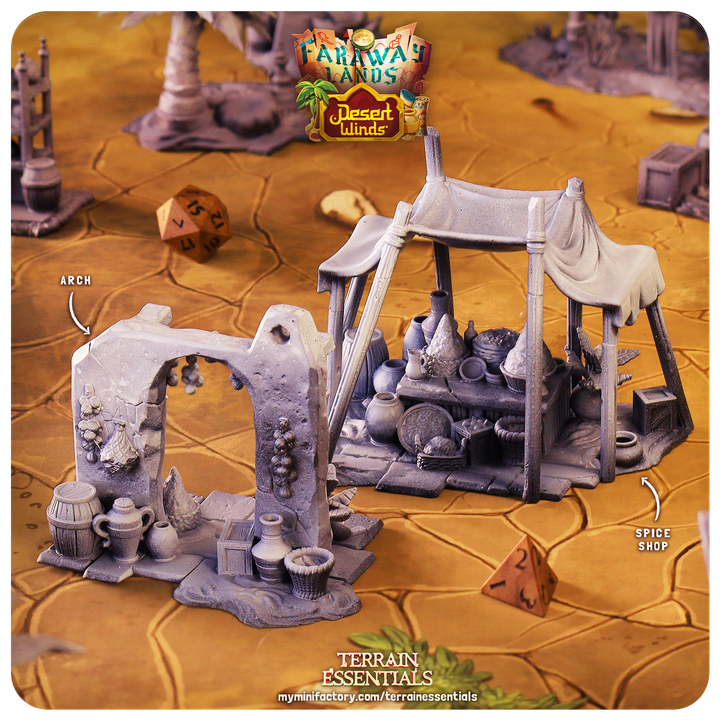 Terrain Essentials 053 - Desert Wilds: Spice Shop