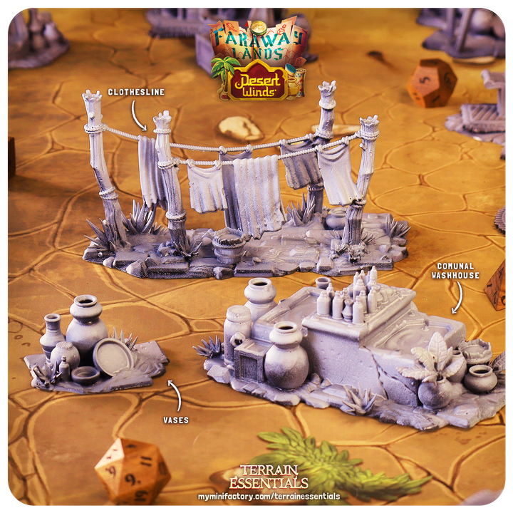 Terrain Essentials 054 - Desert Wilds: Sultans Laundry