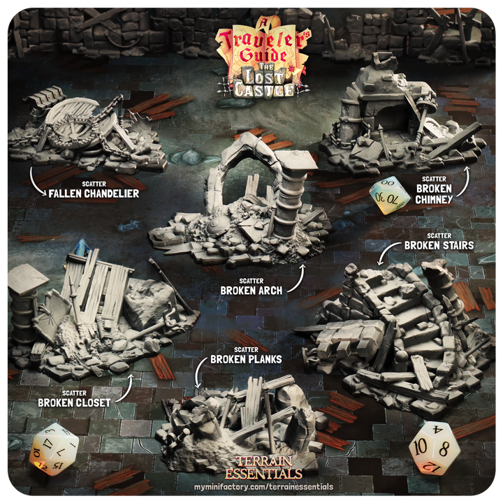 Terrain Essentials 022 - Lost Castle: Castle Scatter