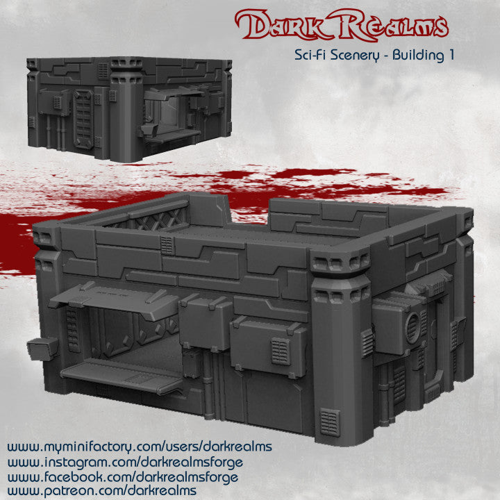 Dark Realms - Sci-Fi Building 1