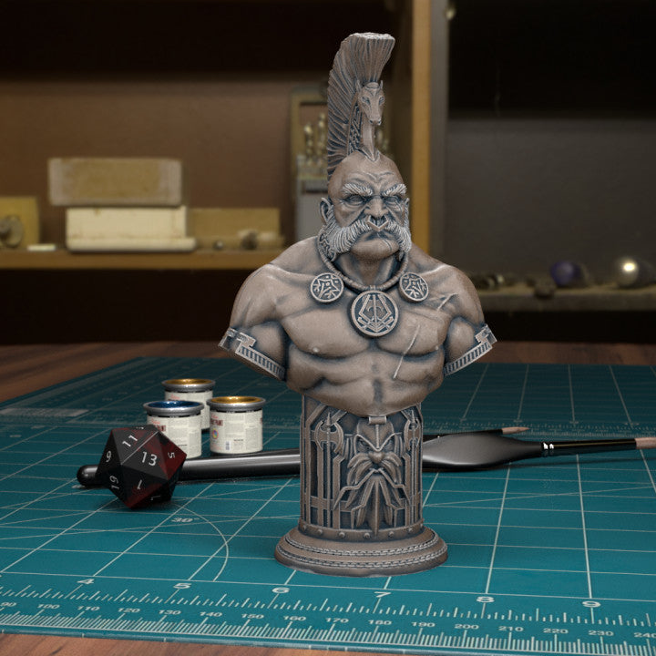 TytanTroll Miniatures - Dwarf Knight-Miniature-Ashdown Gaming