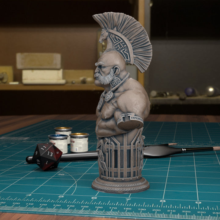 TytanTroll Miniatures - Dwarf Knight-Miniature-Ashdown Gaming