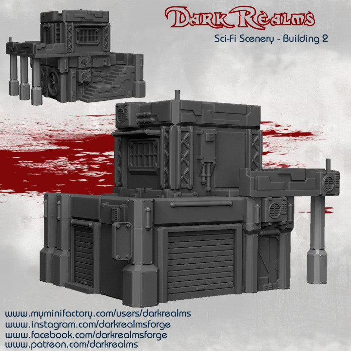 Dark Realms - Sci-Fi Building 2