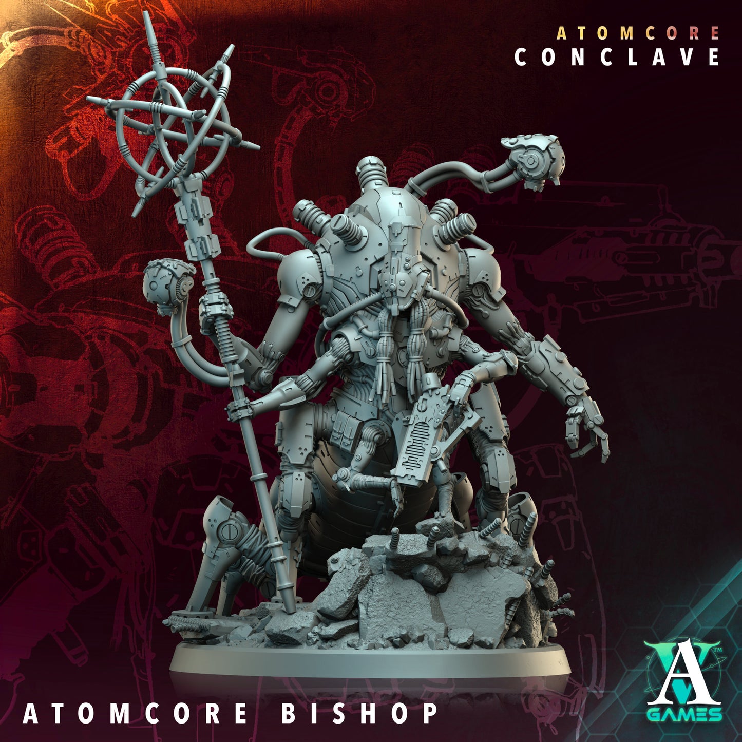 Archvillain Games - Atomcore Conclave: Bishop of the Atomcore