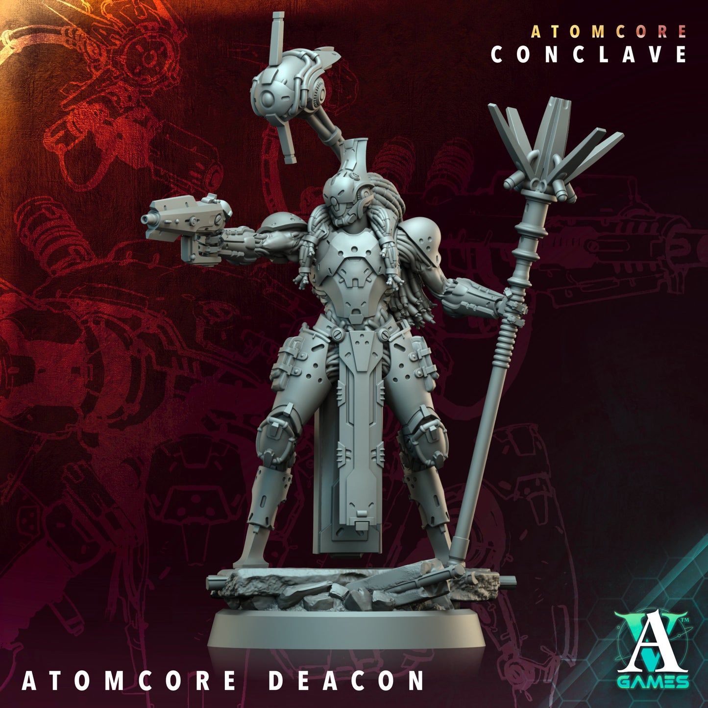 Archvillain Games - Atomcore Conclave: Atomcore Deacon