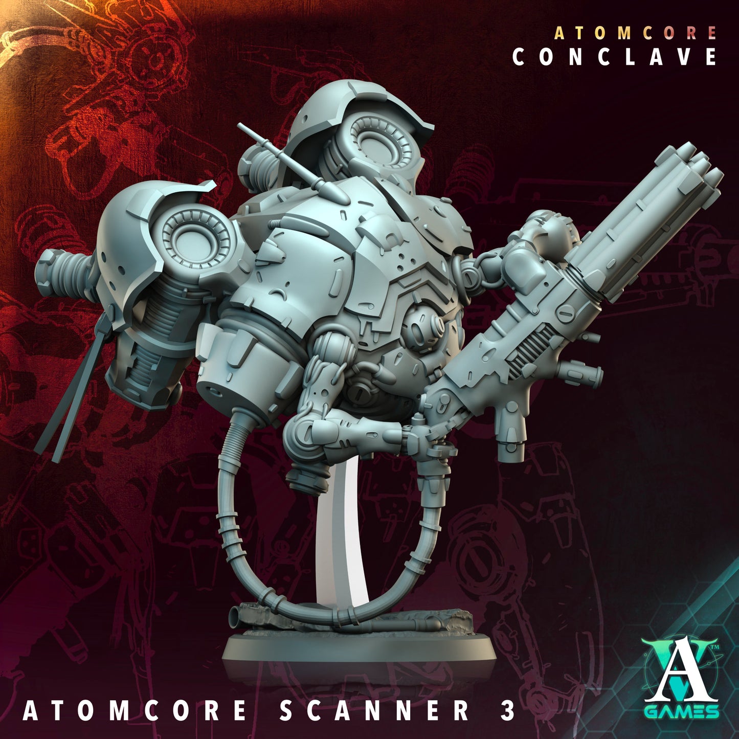 Archvillain Games - Atomcore Conclave: Atomcore Scanner 3