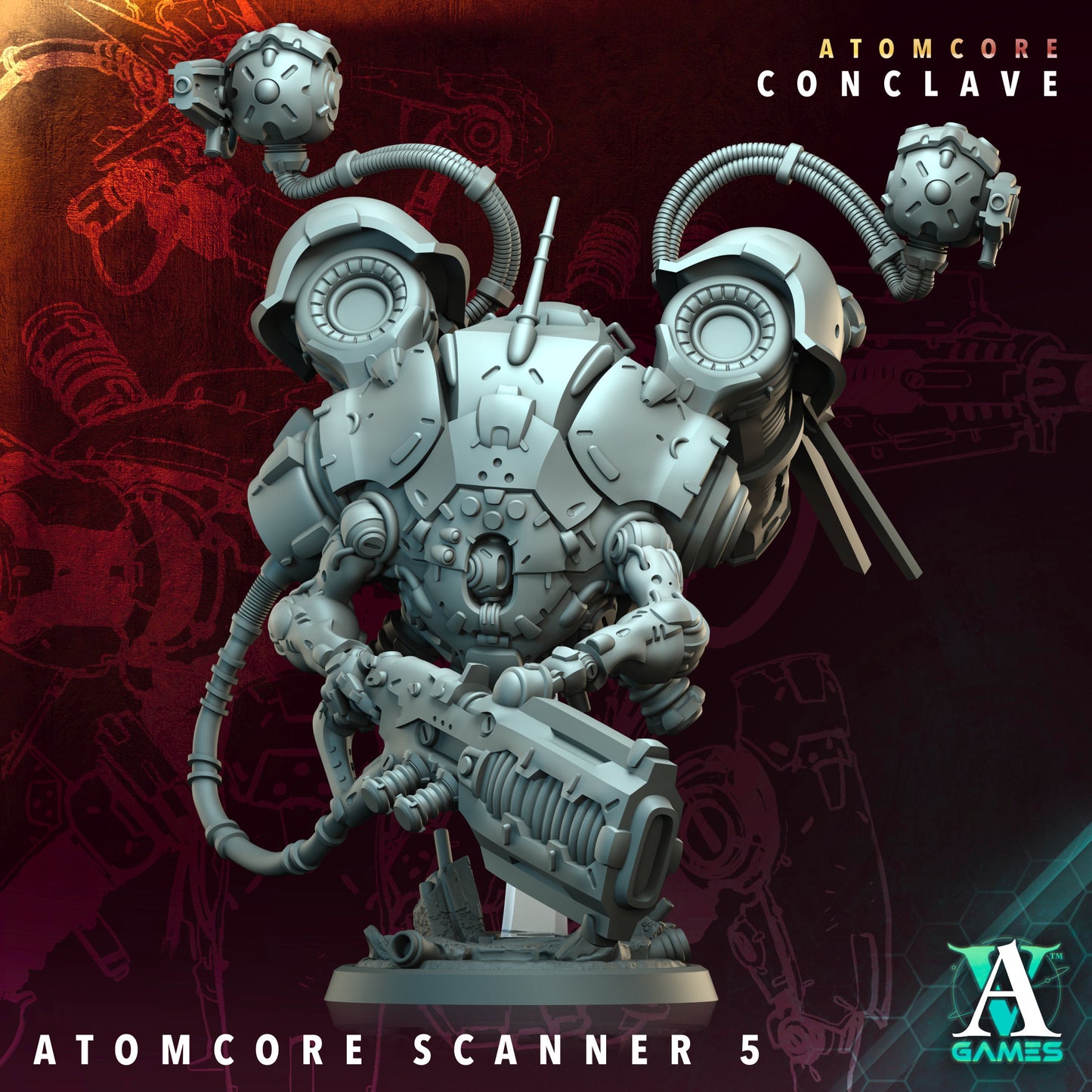 Archvillain Games - Atomcore Conclave: Atomcore Scanner 5