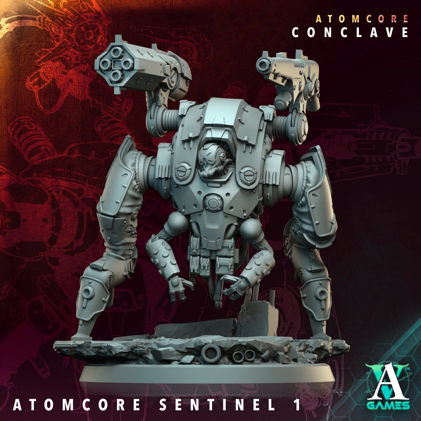 Archvillain Games - Atomcore Conclave: Atomcore Sentinel 1