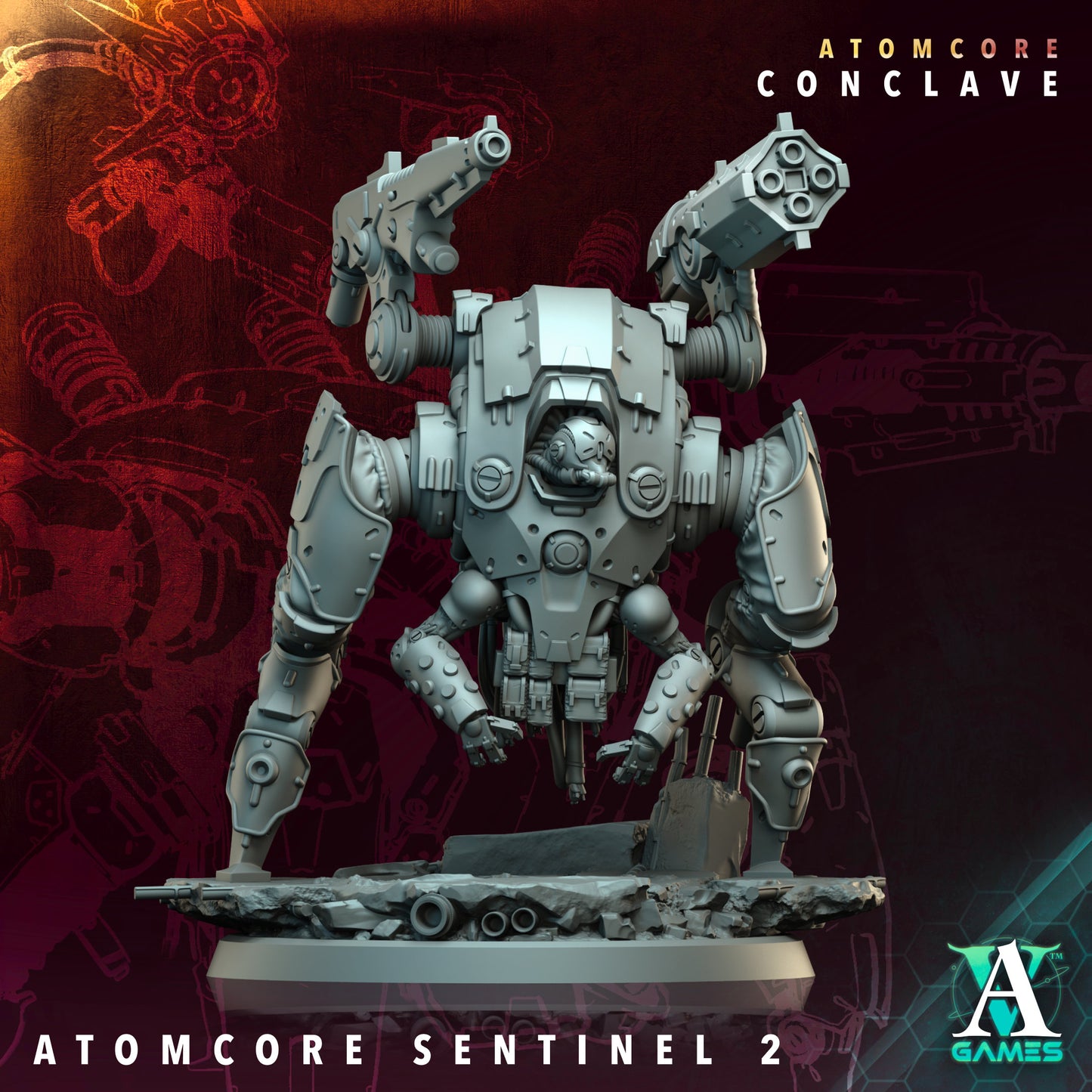 Archvillain Games - Atomcore Conclave: Atomcore Sentinel 2