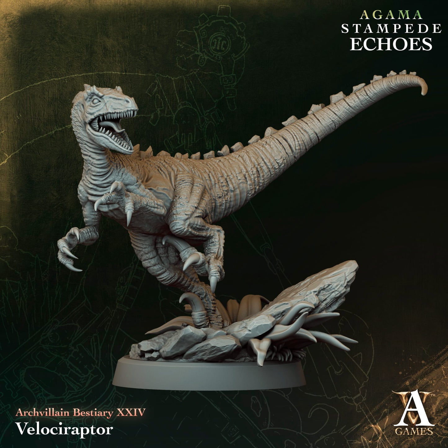 Archvillain Games - Bestiary XXIV: Velociraptor