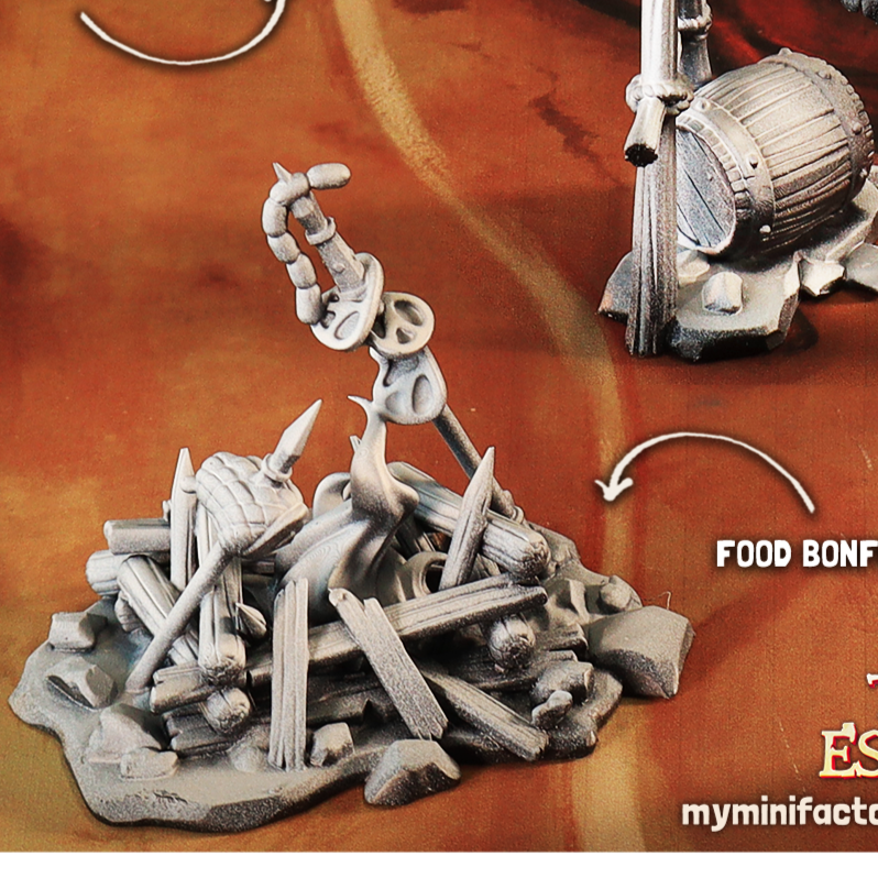 Terrain Essentials 026 - Bandits Camp: Dining Area