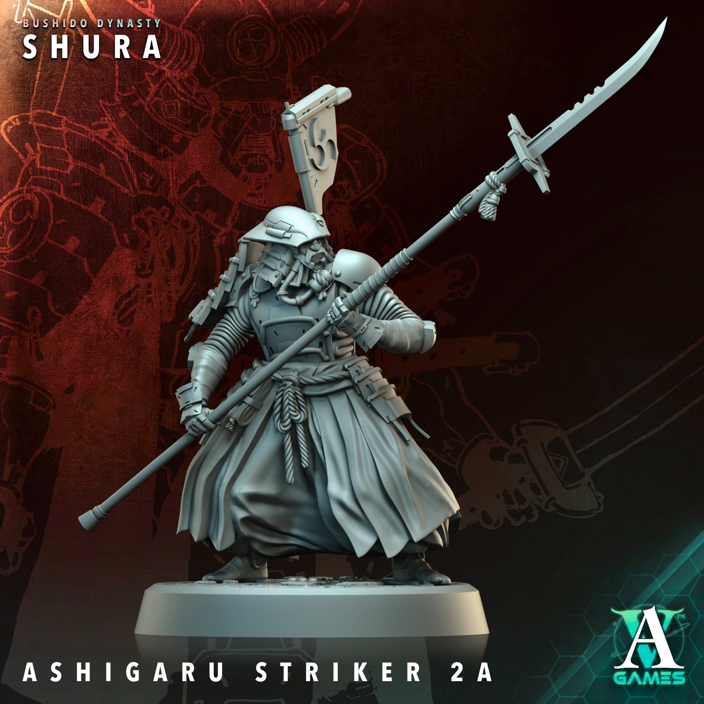 Archvillain Games - Bushido Dynasty: Shura - Ashigaru Striker