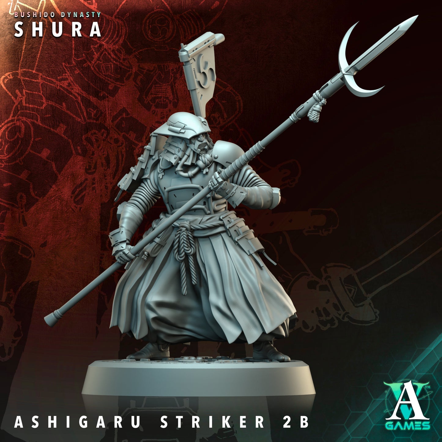 Archvillain Games - Bushido Dynasty: Shura - Ashigaru Striker