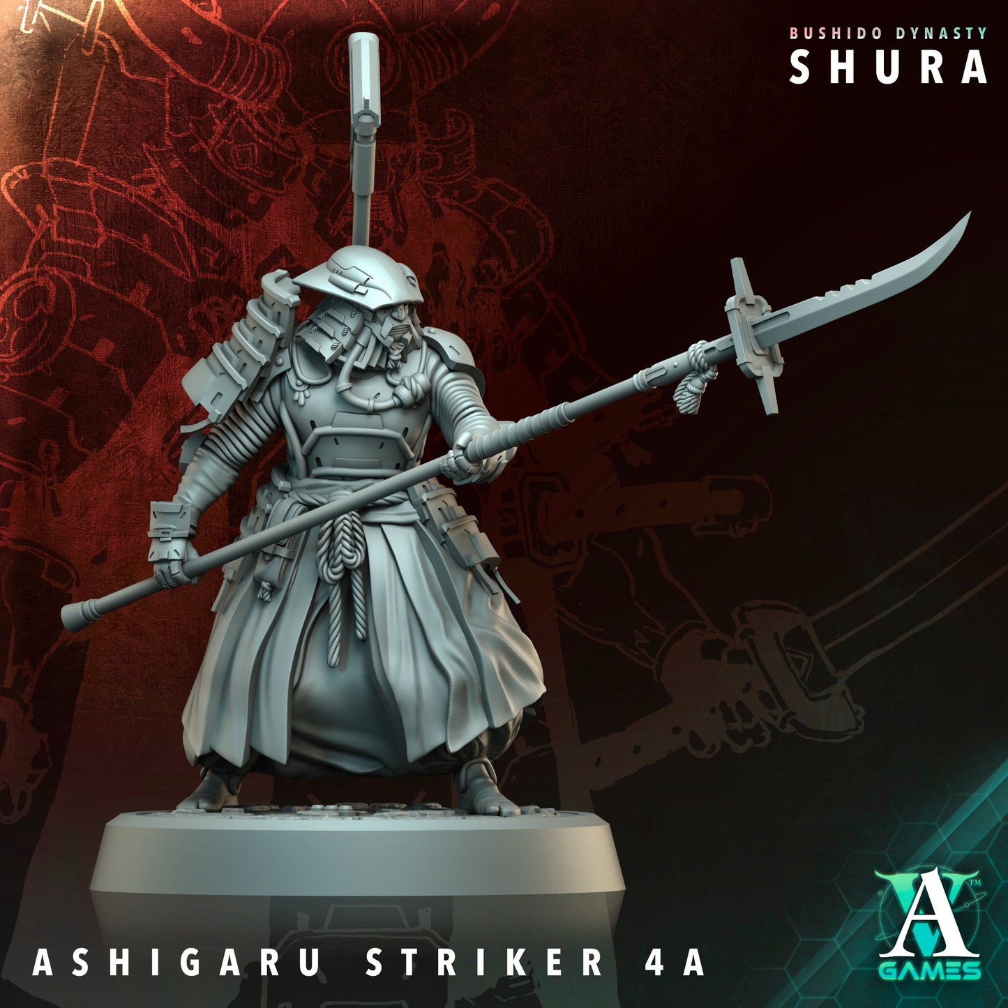 Archvillain Games - Bushido Dynasty: Shura - Ashigaru Striker