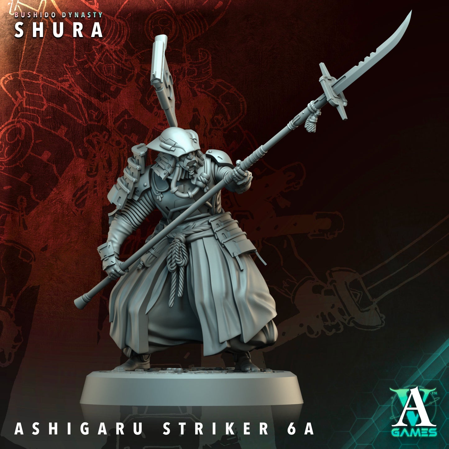 Archvillain Games - Bushido Dynasty: Shura - Ashigaru Striker