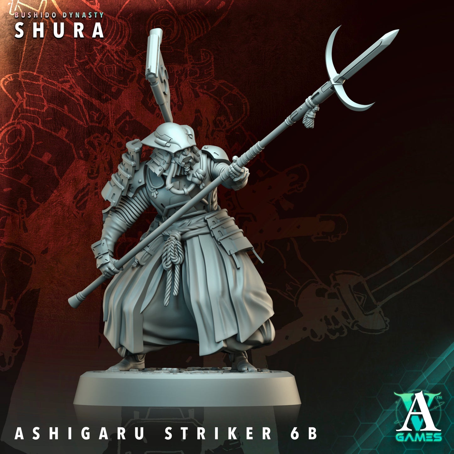 Archvillain Games - Bushido Dynasty: Shura - Ashigaru Striker