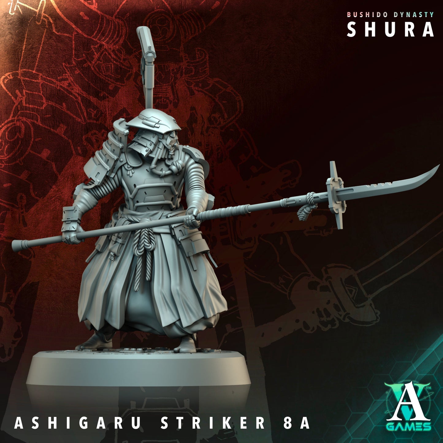 Archvillain Games - Bushido Dynasty: Shura - Ashigaru Striker