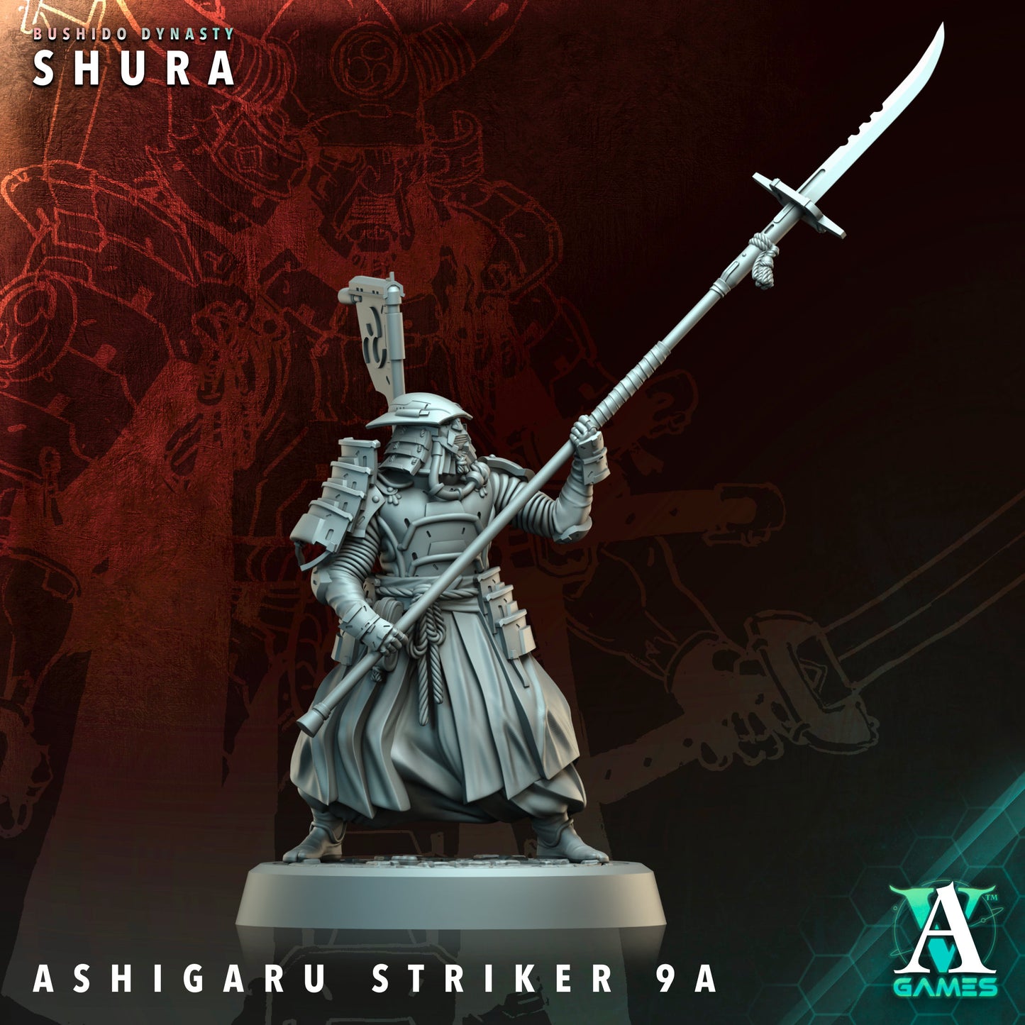 Archvillain Games - Bushido Dynasty: Shura - Ashigaru Striker