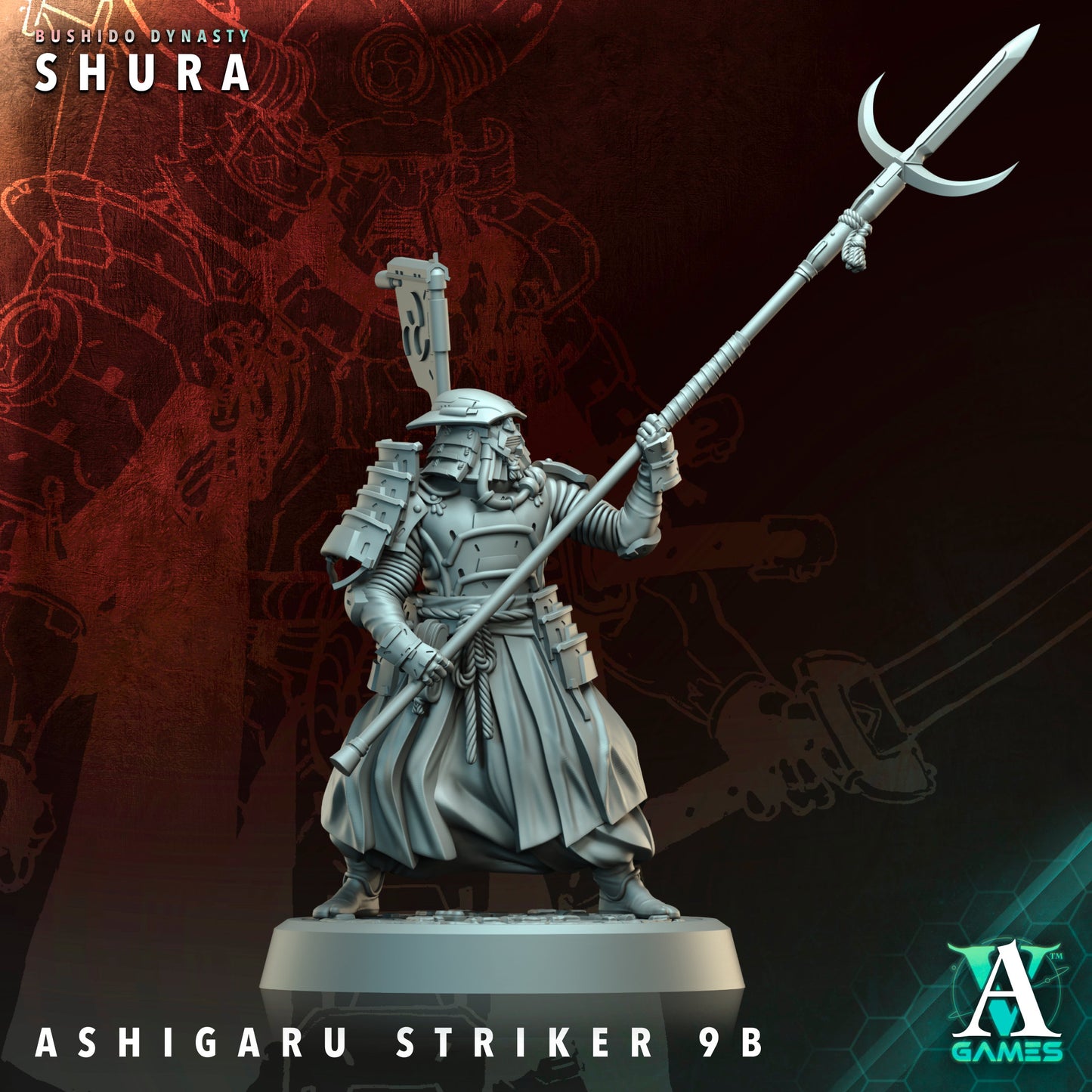 Archvillain Games - Bushido Dynasty: Shura - Ashigaru Striker