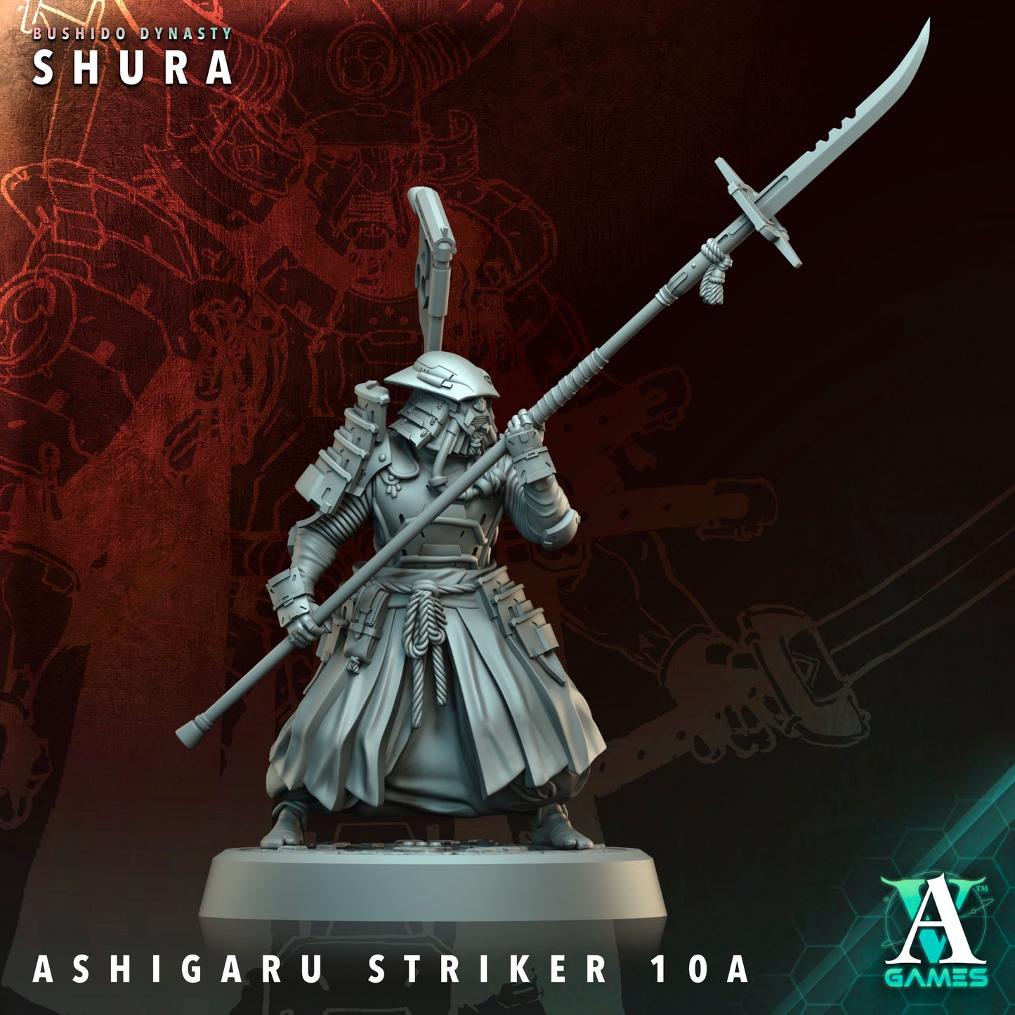 Archvillain Games - Bushido Dynasty: Shura - Ashigaru Striker