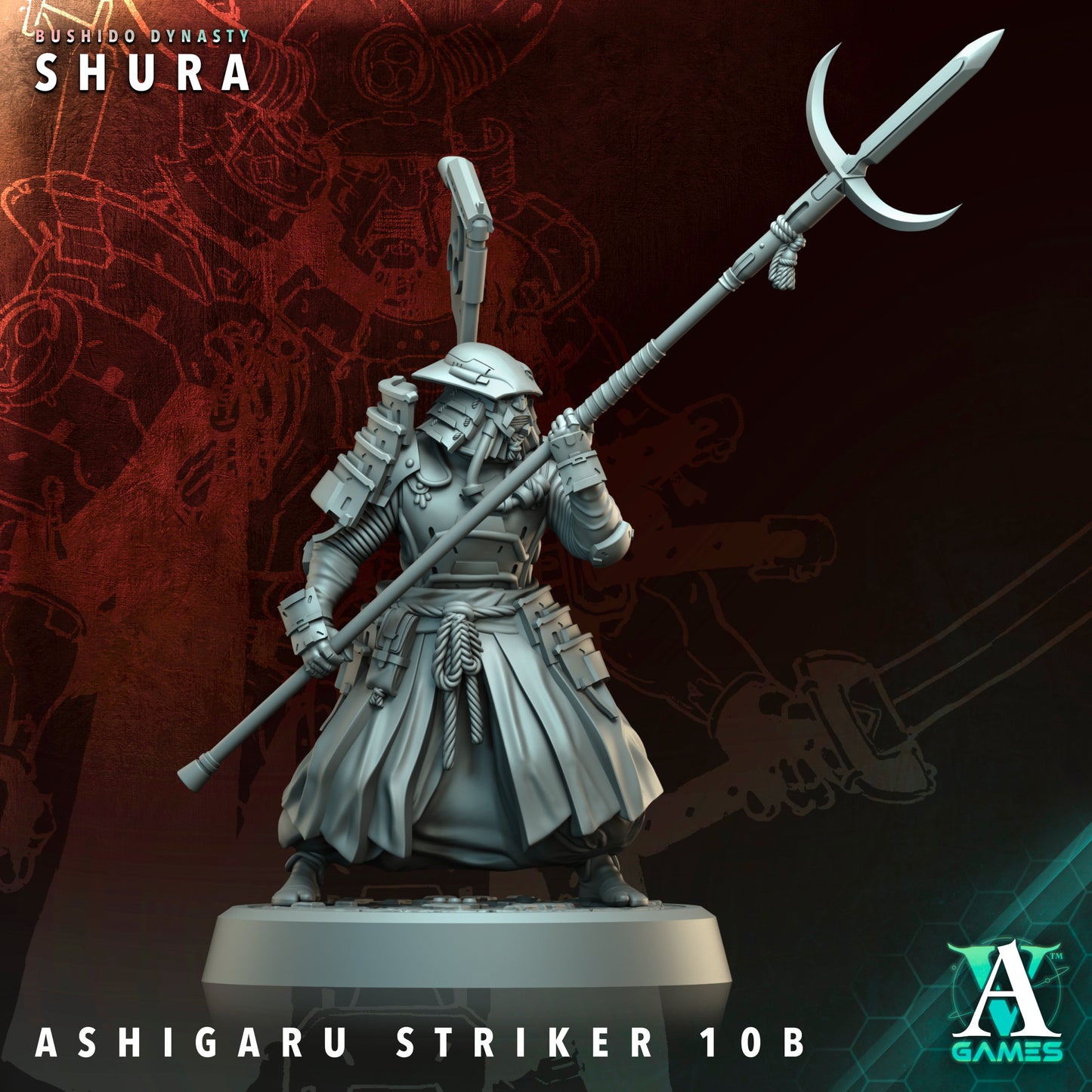 Archvillain Games - Bushido Dynasty: Shura - Ashigaru Striker