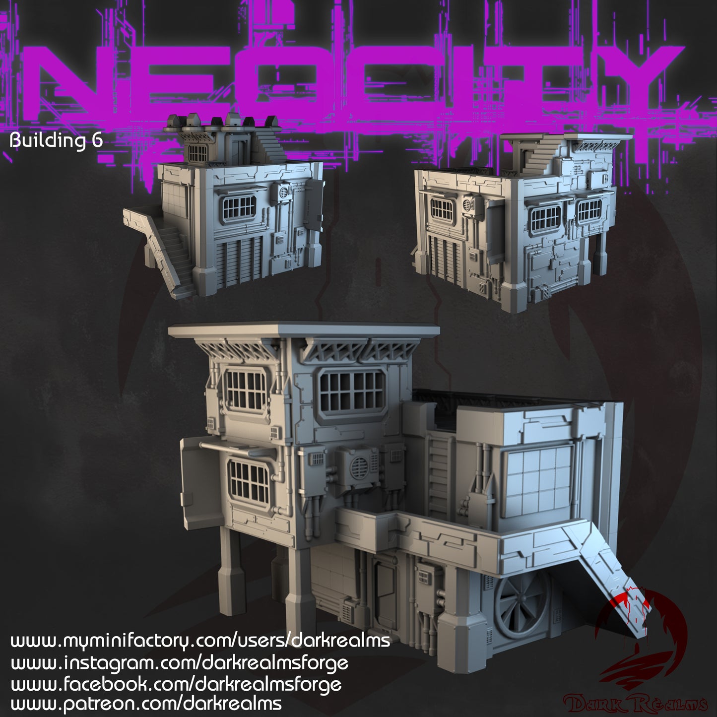Dark Realms - Neo City Building 6