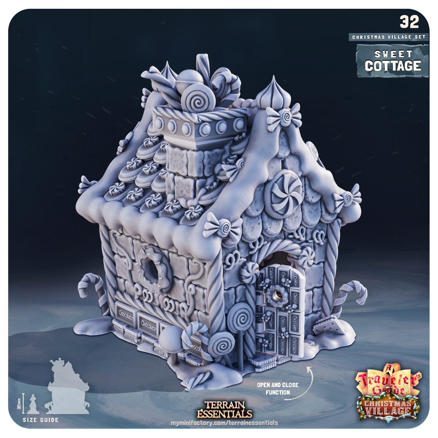 Terrain Essentials 032 - Christmas Village: Sweet Cottage
