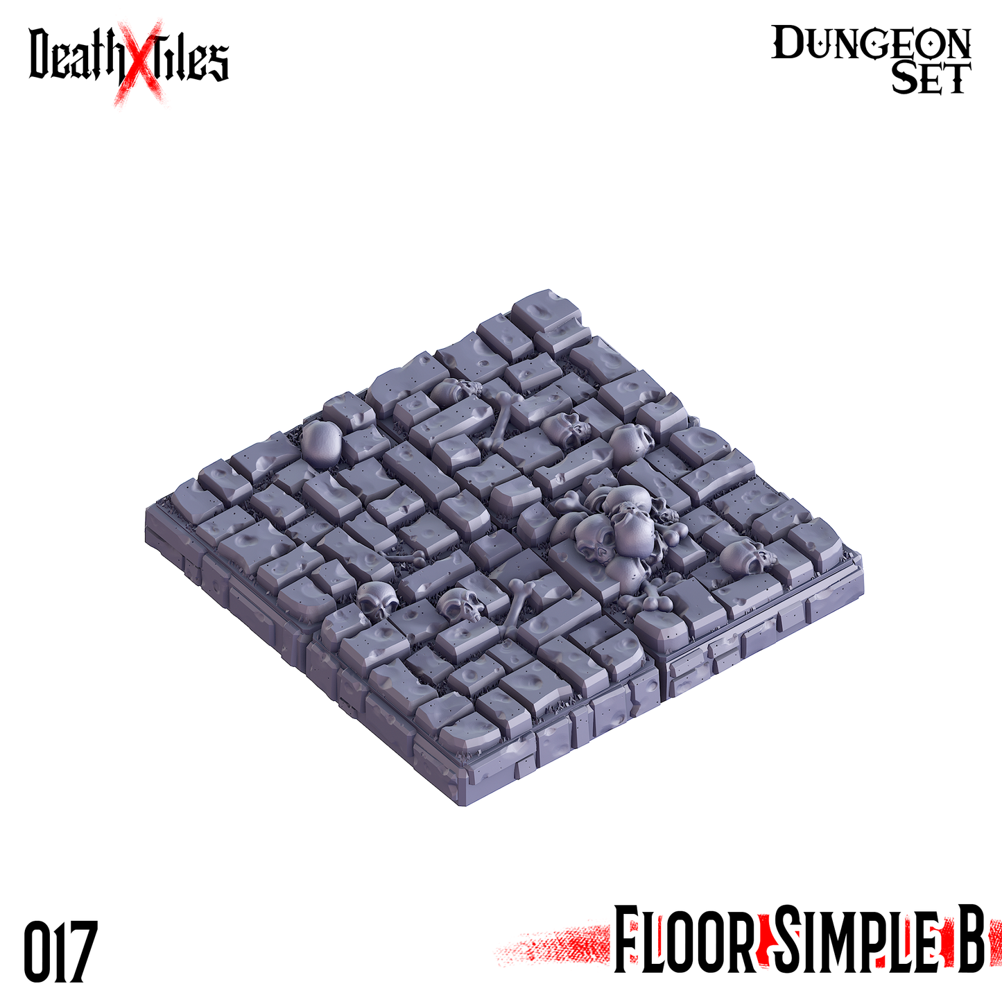 DeathXTiles - Dungeon Tile 017 Floor Simple B