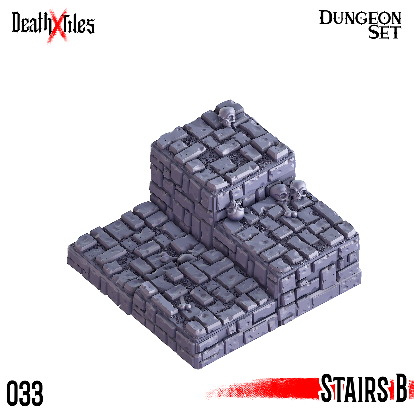 DeathXTiles - Dungeon Tile 033 Stairs B