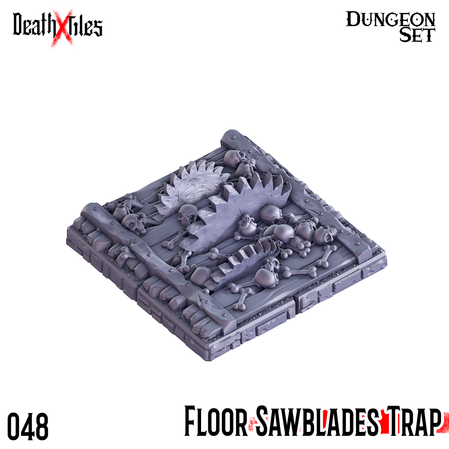 DeathXTiles - Dungeon Tile 048 Sawblade Trap