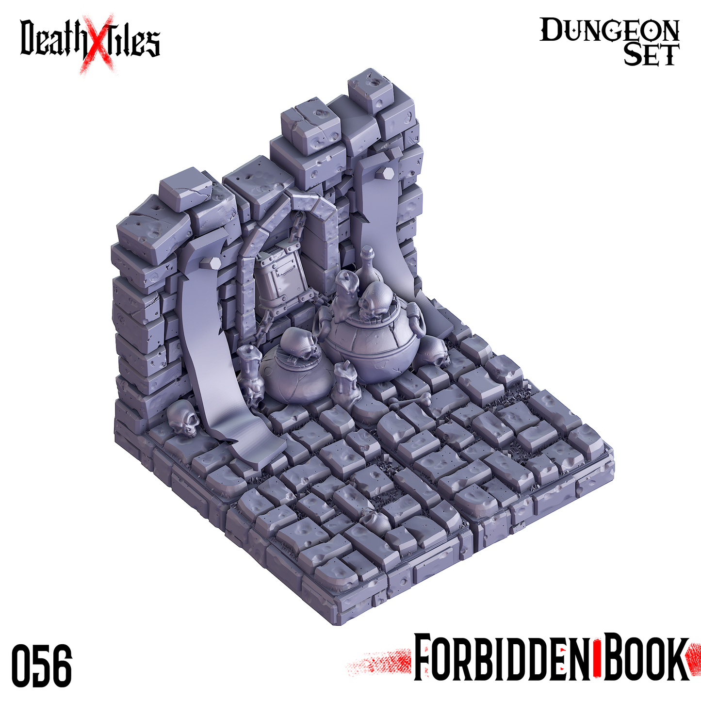 DeathXTiles - Dungeon Tile 056 Forbidden Book