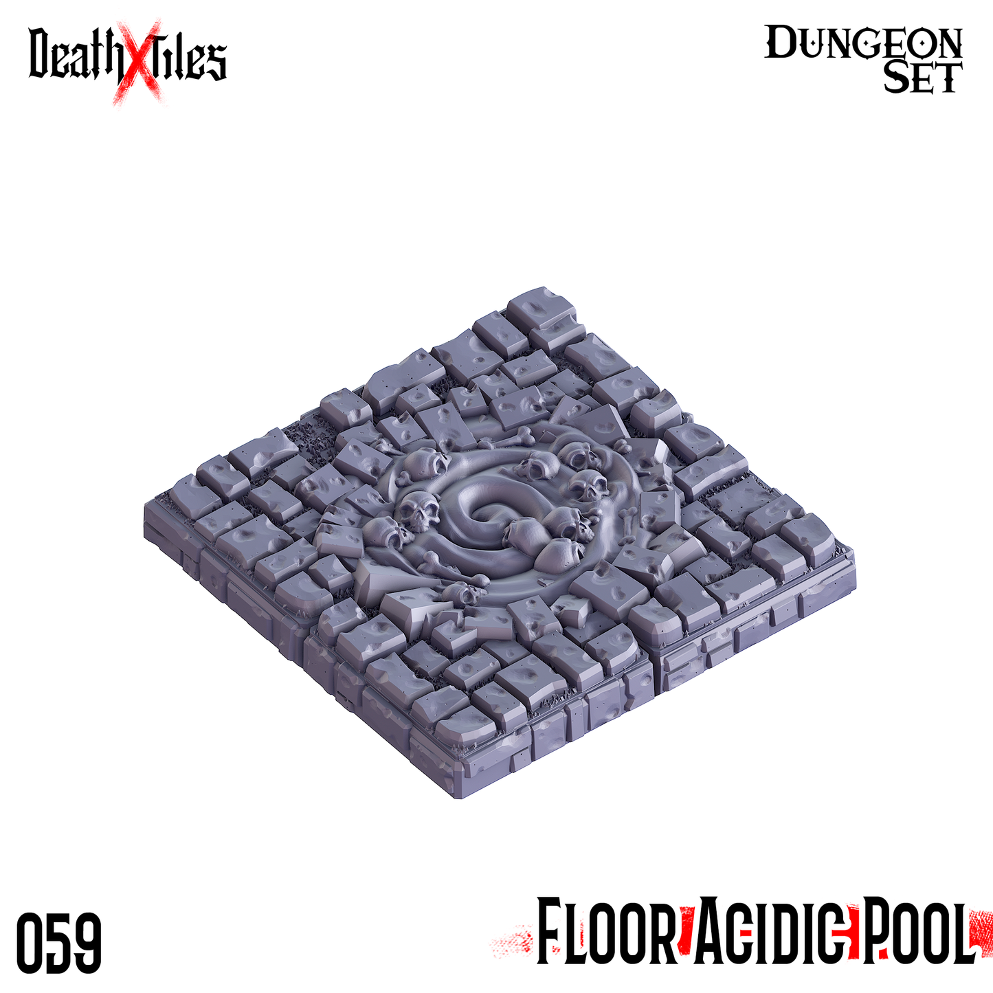 DeathXTiles - Dungeon Tile 059 Floor Acid Pool