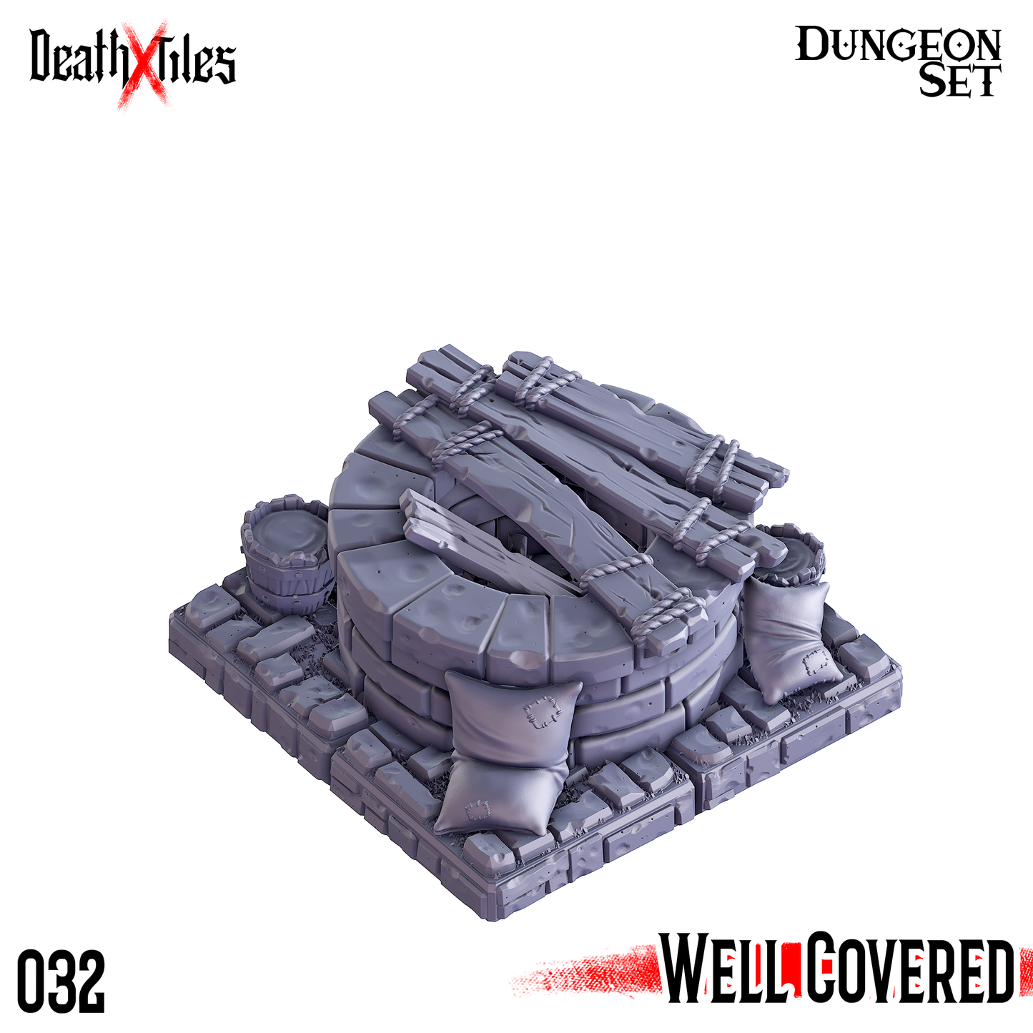 DeathXTiles - Dungeon Tile 032 Well Covered