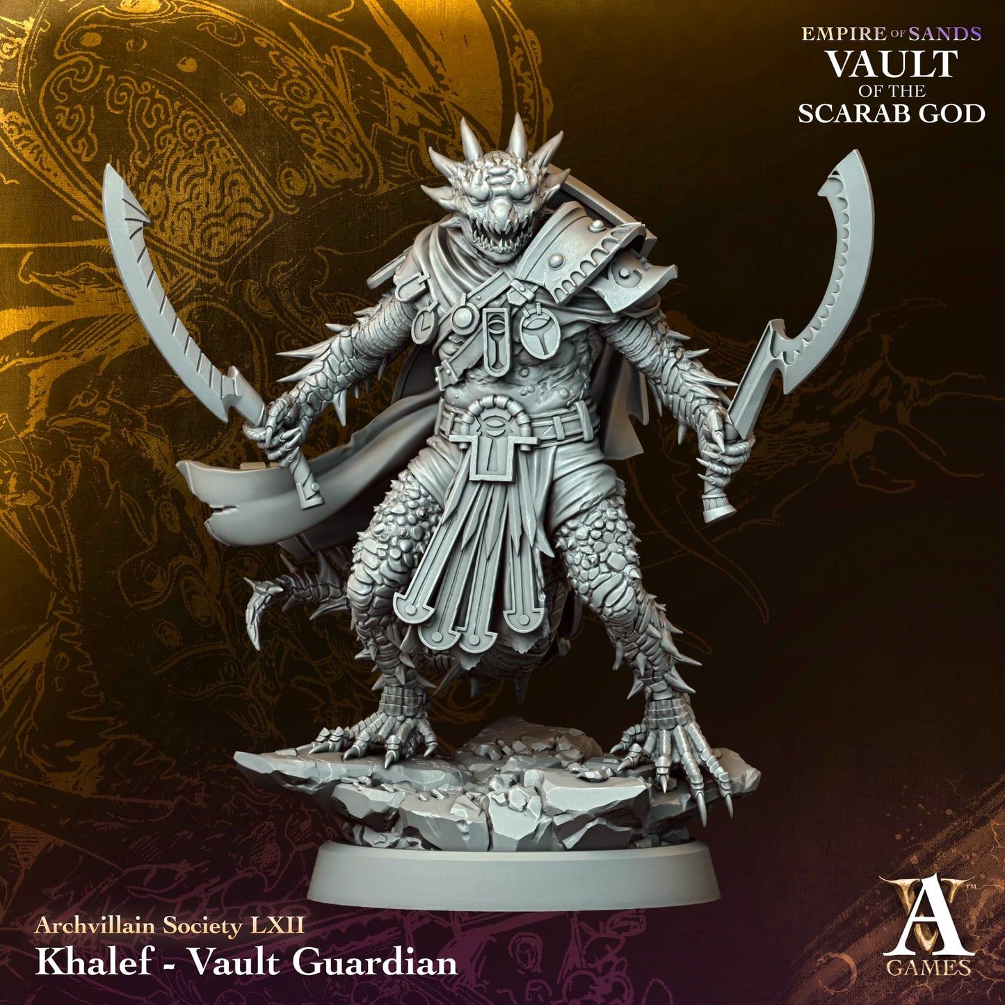 Archvillain Games - Society LXII: Khalef, Vault Guardian