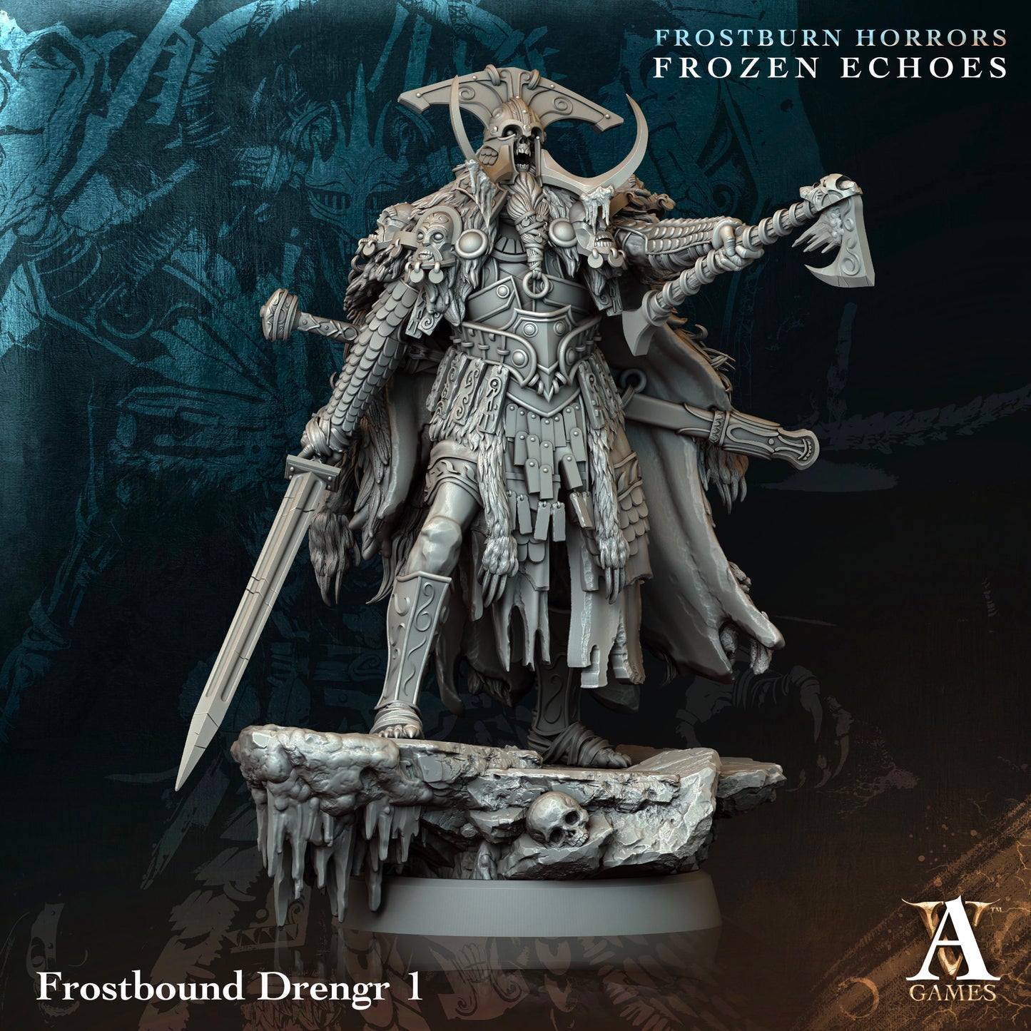 Archvillain Games - Frostbourn Horrors Frozen Echoes: Frostbound Drengr 1