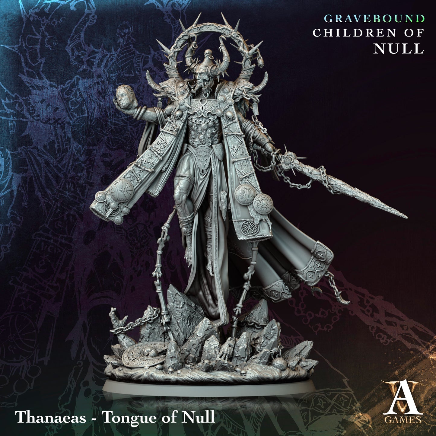 Archvillain Games - Gravebound: Children of Null - Thanaeas: Tongue of Null