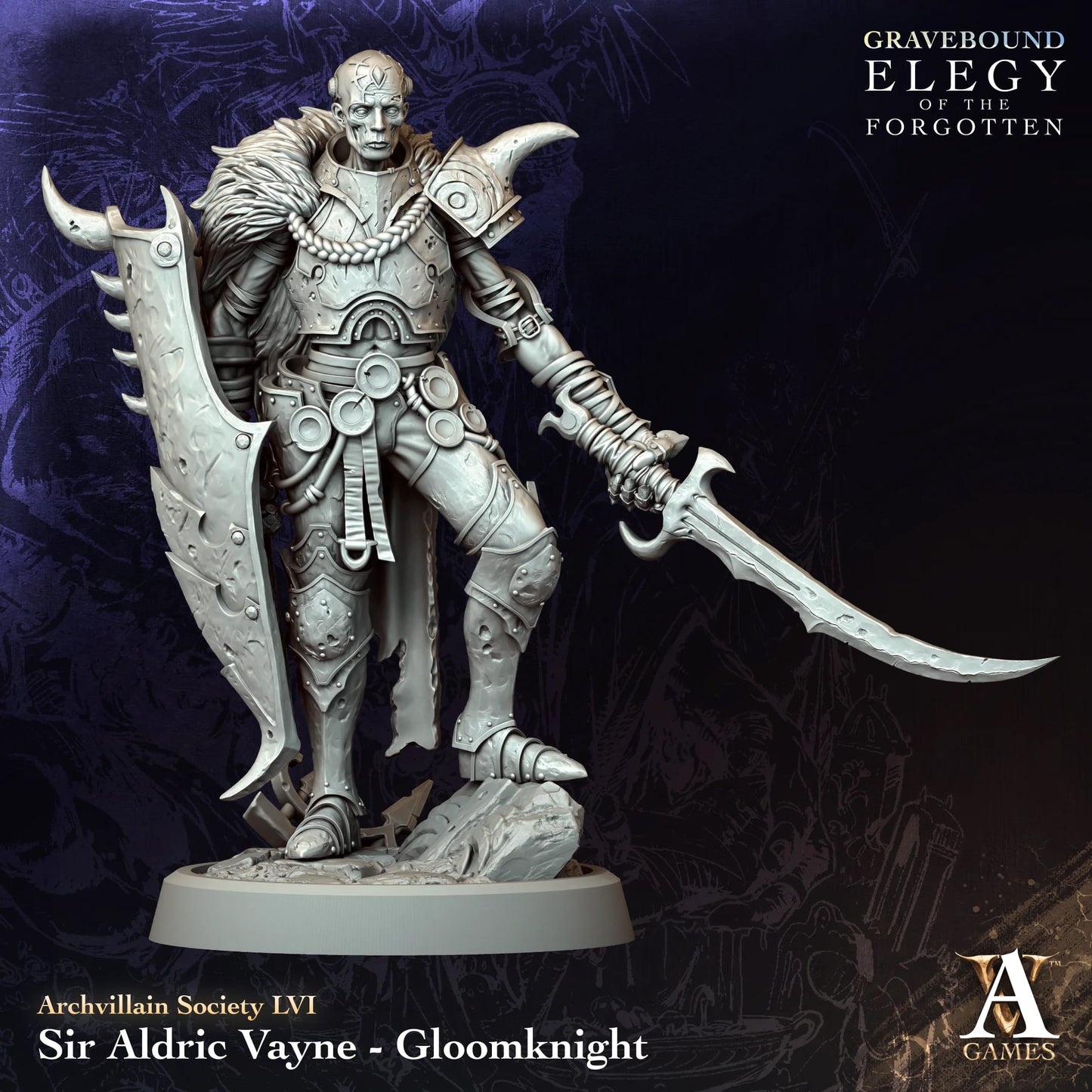 Archvillain Games - Society LVI: Sir Aldric Vayne - Gloomknight