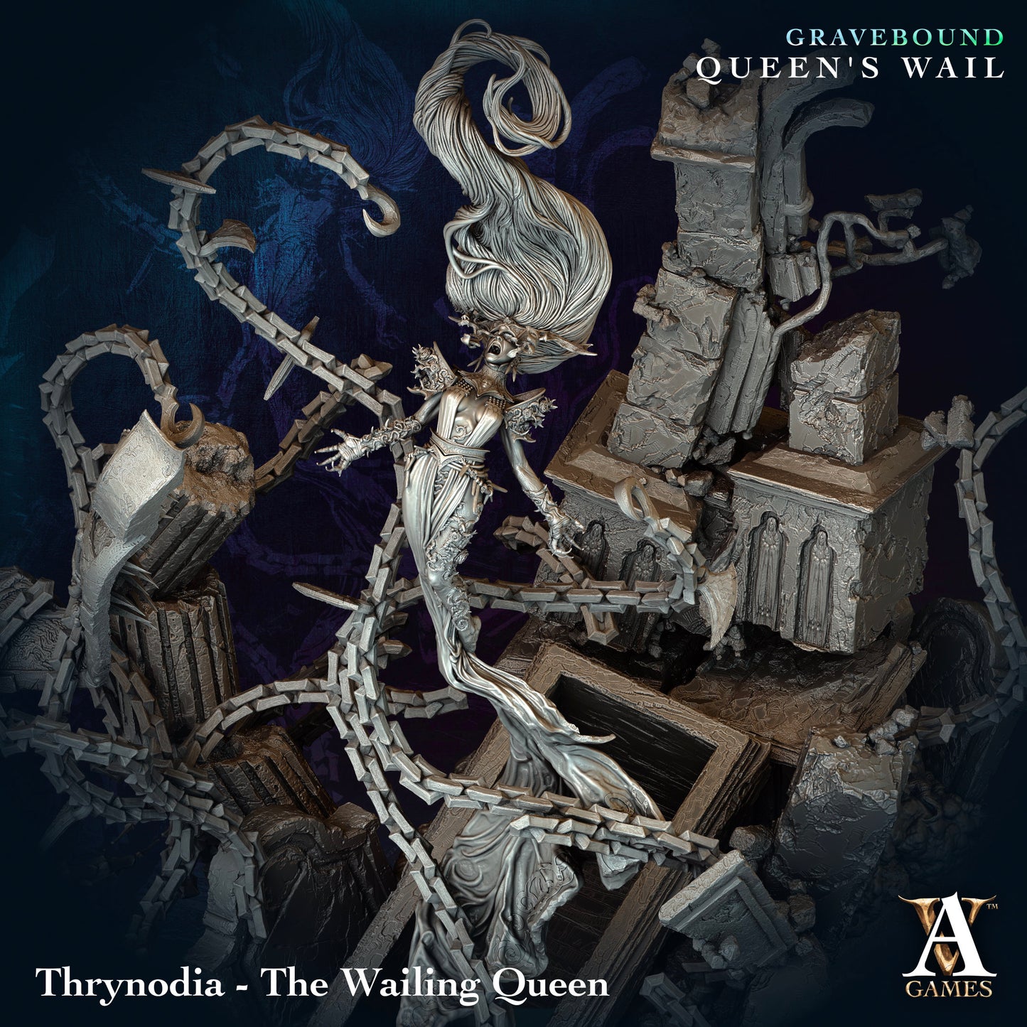 Archvillain Games - Gravebound Queens Wail: The Wailing Queen