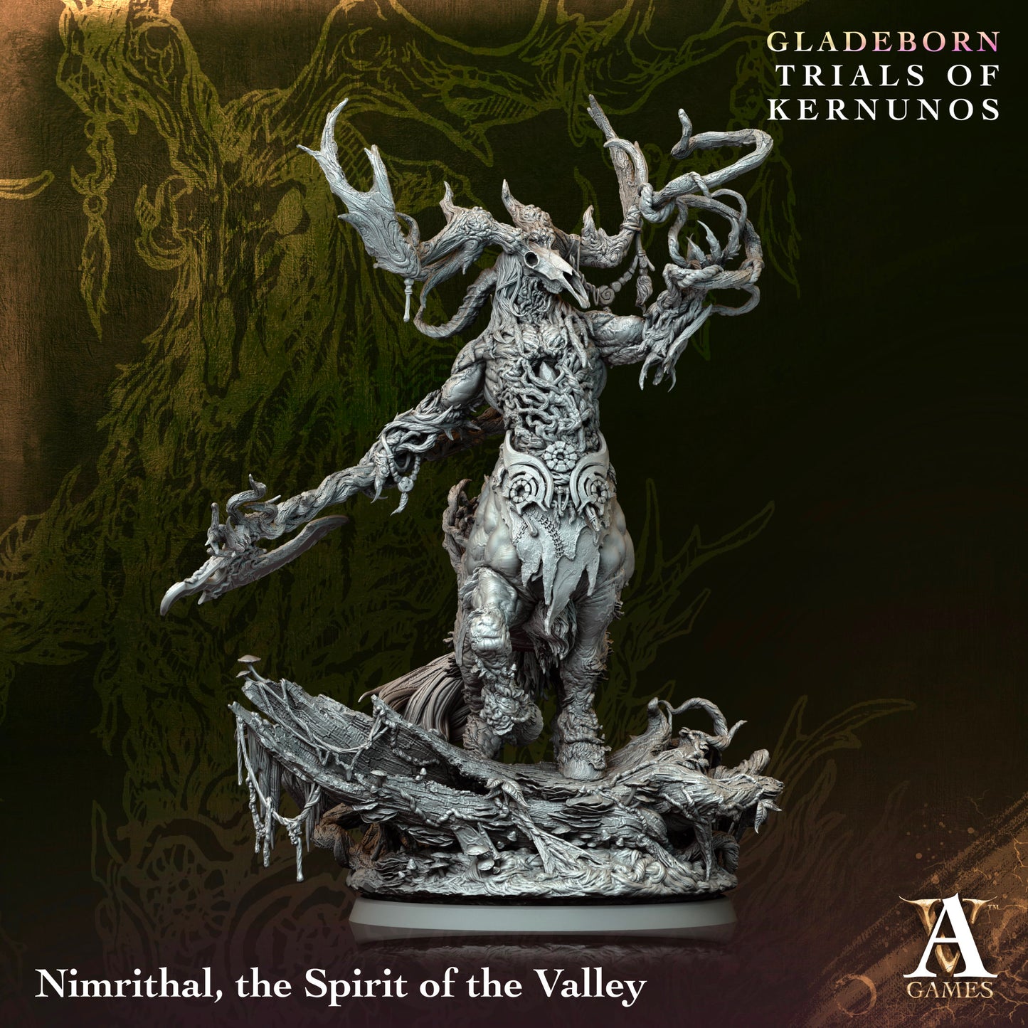 Archvillain Games - Gladeborn: Trial of Kernunos - Nimrithal Spirit of the Valley